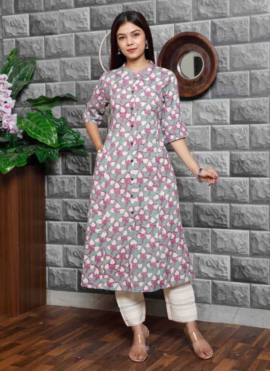 K 909 BY FASHID 01 to 31 Series Designer Collection Beautiful Stylish Fancy Colorful Party Wear & Occasional Wear Cambric Cotton Print Kurtis At Wholesale Price